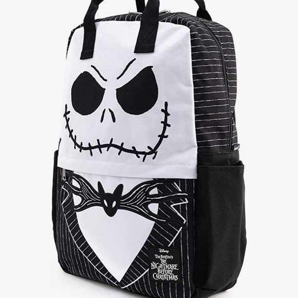 NWT Loungefly Disney Nightmare Before Christmas Jack Skellington Nylon Backpack main image 4